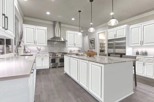 Newport White cabinetry